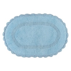 Ταπέτο μπάνιου αντιολισθητικό Art 3281 διαστάσεων 50x80cm σε χρώμα σιέλ Ταπέτο μπάνιου αντιολισθητικό Art 3281 διαστάσεων 50x80cm σε χρώμα σιέλ