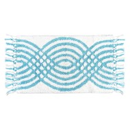 Ταπέτο μπάνιου Art 3285 αντιολισθητικό σε χρώμα σιέλ διαστάσεων 50x80cm