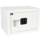 Χρηματοκιβώτιο με ηλεκτρονική κλειδαριά διαστάσεων 35x25x25cm Osio OSB-2535WH σε λευκό χρώμα