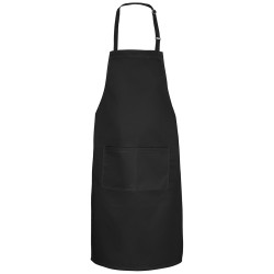 Επαγγελματική ολόσωμη ποδιά σε χρώμα μαύρο διαστάσεων 94x75cm