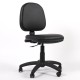 Καρέκλα γραφείου με ροδάκια και επένδυση δερματίνης διαστάσεων 45x45x75/90cm Osio 
