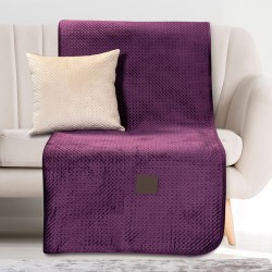 Ριχτάρι πολυθρόνας Velvety διαστάσεων 180x170cm Art 8351 σε μωβ χρώμα Ριχτάρι πολυθρόνας Velvety διαστάσεων 180x170cm Art 8351 σε μωβ χρώμα