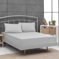 Ζεύγος μαξιλαροθήκες μονόχρωμες Art 1999 διαστάσεων 52x73cm σε χρώμα γκρι 100% βαμβακερό 