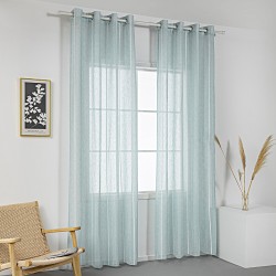 Κουρτίνα γάζα με σενίλ και 8 μεταλλικούς κρίκους Art 8441 διαστάσεων 140x270cm σε χρώμα βεραμάν Κουρτίνα γάζα με σενίλ και 8 μεταλλικούς κρίκους Art 8441 διαστάσεων 140x270cm σε χρώμα βεραμάν