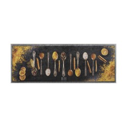 Πατάκι κουζίνας 9029 διαστάσεων 0.60x1.60cm σε χρώμα μαύρο, πορτοκαλί Πατάκι κουζίνας 9029 διαστάσεων 0.60x1.60cm σε χρώμα μαύρο, πορτοκαλί