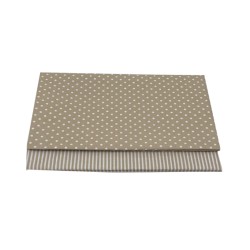 Σετ βρεφικά σεντόνια λίκνου σχέδιο Paolina Beige διαστάσεων 70x120cm Σετ βρεφικά σεντόνια λίκνου σχέδιο Paolina Beige διαστάσεων 70x120cm