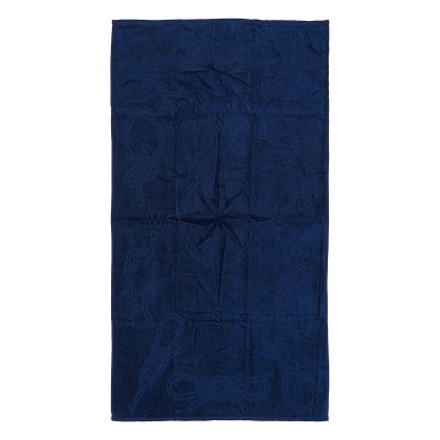 Πετσέτα θαλάσσης σε μπλε χρώμα  Art 2183 διαστάσεων 90x160cm