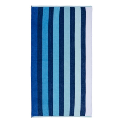 Πετσέτα παραλίας Art 2187 διαστάσεων 90x160cm ριγέ μπλε