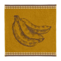 Πετσέτες κουζίνας Art 8510 σε χρώμα ώχρα από 100% βαμβάκι Πετσέτες κουζίνας Art 8510 σε χρώμα ώχρα από 100% βαμβάκι