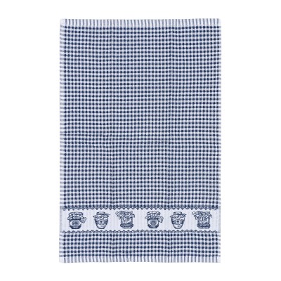 Πετσέτες κουζίνας Art 8518 σε χρώμα μπλε 100% βαμβακερή