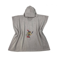 Παιδικό μπουρνούζι - πόντσο για 2-4 ετών σχέδιο baby knight διαστάσεων 55x110cm