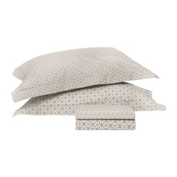 Σετ σεντόνια υπέρδιπλα Urban Art 11177 διαστάσεων 230x250cm στο χρώμα της άμμου Σετ σεντόνια υπέρδιπλα Urban Art 11177 διαστάσεων 230x250cm στο χρώμα της άμμου