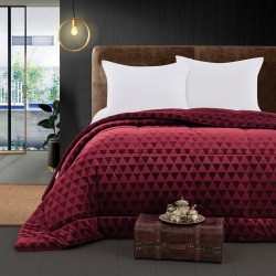 Κουβερτοπάπλωμα μονό Art 11502 διαστάσεων 160x220cm σε μπορντώ χρώμα Κουβερτοπάπλωμα μονό Art 11502 διαστάσεων 160x220cm σε μπορντώ χρώμα
