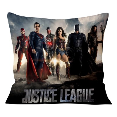Μαξιλάρι με γέμιση Justice League Art 6186 διαστάσεων 40x40cm εμπριμέ