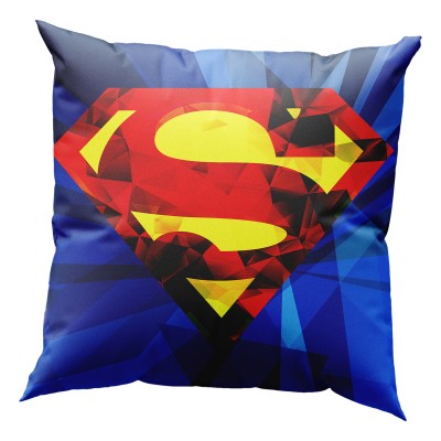 Μαξιλάρι με γέμιση Art 6187 Superman διαστάσεων 40x40cm σε μπλε χρώμα