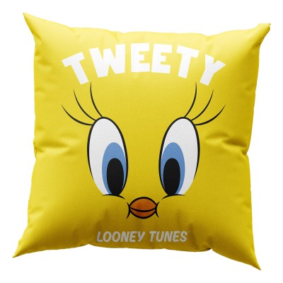 Μαξιλάρι με γέμιση Art 6191 Tweety διαστάσεων 40x40cm σε κίτρινο χρώμα