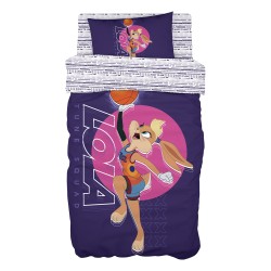 Σετ παπλωματοθήκη μονή Art 6193 Space Jam Lola διαστάσεων 165x250cm εμπριμέ Σετ παπλωματοθήκη μονή Art 6193 Space Jam Lola διαστάσεων 165x250cm εμπριμέ