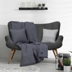 Μαξιλαροθήκη διακοσμητική Art 8560 διαστάσεων 40x40cm σε χρώμα μπλε Μαξιλαροθήκη διακοσμητική Art 8560 διαστάσεων 40x40cm σε χρώμα μπλε