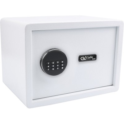 Χρηματοκιβώτιο με ηλεκτρονική κλειδαριά 16L διαστάσεων  25x35x25cm Olympia GOsafe σε λευκό χρώμα