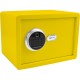Χρηματοκιβώτιο με δακτυλικό αποτύπωμα και ηλεκτρονική κλειδαριά 16L διαστάσεων  25x35x25cm Olympia GOsafe σε κίτρινο χρώμα