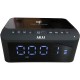 Ξυπνητήρι, ασύρματος φορτιστής και ηχείο Bluetooth με διπλό USB, Aux-In και FM – 5 W RMS Akai ACRB-1000 