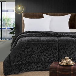 Κουβερτοπάπλωμα μονό Art 11530 διαστάσεων 160x240cm σε μαύρο χρώμα Κουβερτοπάπλωμα μονό Art 11530 διαστάσεων 160x240cm σε μαύρο χρώμα