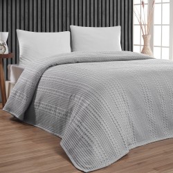 Πικέ μονή Division Αrt 1995 σε γκρι χρώμα διαστάσεων 170x240cm Πικέ μονή Division Αrt 1995 σε γκρι χρώμα διαστάσεων 170x240cm