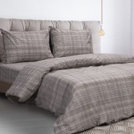 Σετ παπλωματοθήκη υπέρδιπλη Espresso Art 12077 διαστάσεων 230x250cm 