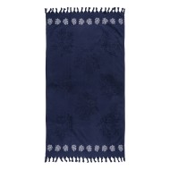 Πετσέτα θαλάσσης Pesthemal Art 2194 διαστάσεων 90x160cm σε χρώμα μπλε 100% βαμβακερή 