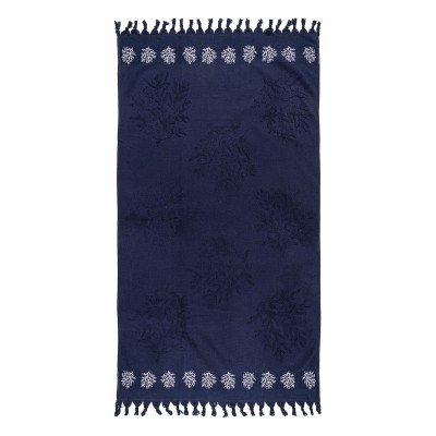 Πετσέτα θαλάσσης Pesthemal Art 2194 διαστάσεων 90x160cm σε χρώμα μπλε 100% βαμβακερή 