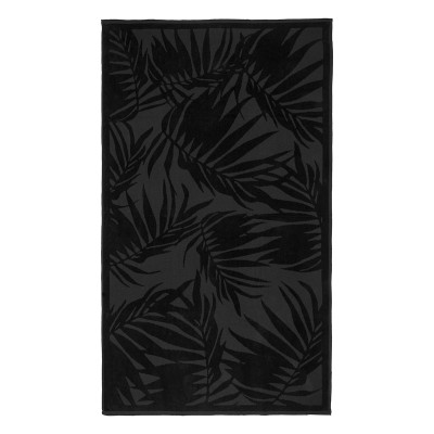 Πετσέτα θαλάσσης Art 2230 διαστάσεων 86x160cm σε μαύρο χρώμα