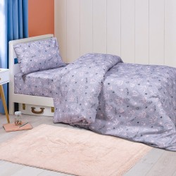Σετ παπλωματοθήκη μονή Queen Art 6215 διαστάσεων 170x245cm σε μωβ χρώμα Σετ παπλωματοθήκη μονή Queen Art 6215 διαστάσεων 170x245cm σε μωβ χρώμα
