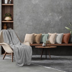 Μαξιλαροθήκη διακοσμητική Lamb Art 8570 διαστάσεων 42x42cm σε χρώμα γκρι Μαξιλαροθήκη διακοσμητική Lamb Art 8570 διαστάσεων 42x42cm σε χρώμα γκρι