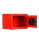 Χρηματοκιβώτιο με ηλεκτρονική κλειδαριά διαστάσεων 35x25x25cm Osio OSB-2535RD σε κόκκινο χρώμα