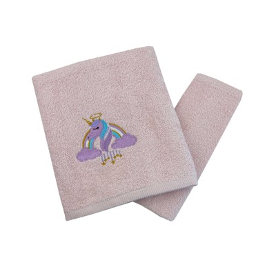 Σετ παιδικές πετσέτες 2 τεμαχίων με σχέδιο Dreamy Unicorn