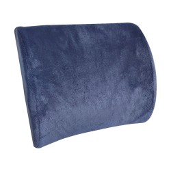 Μαξιλάρι μέσης Life Hack Memory Foam Art 4082 μέτριο διαστάσεων 34x30+12cm σε ανθρακί χρώμα