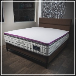Ανώστρωμα μονό διαστάσεων 90x190x4cm με αποσπώμενο κάλυμμα λεβάντα Ανώστρωμα μονό διαστάσεων 90x190x4cm με αποσπώμενο κάλυμμα λεβάντα