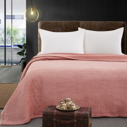 Κουβέρτα μονόχρωμη μονή Fleece Art 11551 διαστάσεων 160x220cm σε ροδακινί Κουβέρτα μονόχρωμη μονή Fleece Art 11551 διαστάσεων 160x220cm σε ροδακινί