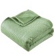 Κουβέρτα μονόχρωμη υπέρδιπλη Fleece Art 11552 διαστάσεων 220x240cm σε πράσινο χρώμα