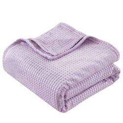 Κουβέρτα μονόχρωμη μονή Fleece Art 11553 160x220 διαστάσεων 160x220cm σε λιλά χρώμα