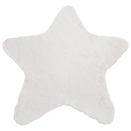 Πατάκι Rabbit Art 9640 αστέρι διαστάσεων 100x100cm σε λευκό χρώμα Πατάκι Rabbit Art 9640 αστέρι διαστάσεων 100x100cm σε λευκό χρώμα