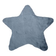 Πατάκι Rabbit Art 9647 αστέρι διαστάσεων 100x100cm σε μπλε χρώμα 