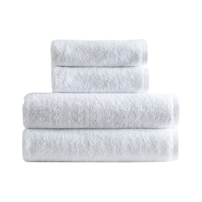 Πετσέτα προσώπου ξενοδοχείου Flat 530gsm διαστάσεων 50x100cm σε λευκό χρώμα 100% cotton πεννιέ