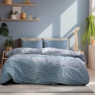 Σετ σεντόνια υπέρδιπλα Aride Art 12096 διαστάσεων 230x260cm σε χρώμα πετρόλ