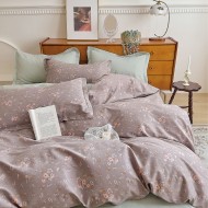 Σετ σεντόνια υπέρδιπλα Art 12150 Emilie διαστάσεων 230x260cm σε χρώμα μόκα