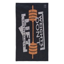 Πετσέτα γυμναστηρίου Art 2243 διαστάσεων 50x90cm σε χρώμα μαύρο, γκρι Πετσέτα γυμναστηρίου Art 2243 διαστάσεων 50x90cm σε χρώμα μαύρο, γκρι