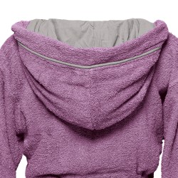 Μπουρνούζι με κουκούλα Art 3429 σε χρώμα μωβ σε νούμερο Medium 