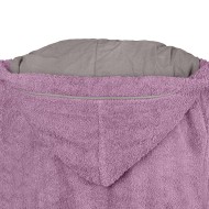 Μπουρνούζι παιδικό με κουκούλα Art 3435 σε χρώμα λιλά σε νούμερο 4-6