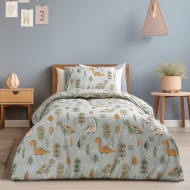 Σετ παιδικά μονά σεντόνια με μαξιλαροθήκη σε λαδί χρώμα σχέδιο Dodo Art 6230 Σετ παιδικά μονά σεντόνια με μαξιλαροθήκη σε λαδί χρώμα σχέδιο Dodo Art 6230