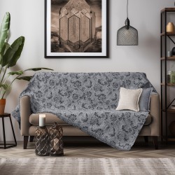 Ριχτάρι διθέσιο Art 8627 διαστάσεων 180x250cm σε σκούρο γκρι χρώμα  Ριχτάρι διθέσιο Art 8627 διαστάσεων 180x250cm σε σκούρο γκρι χρώμα